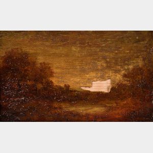 American School, Late 19th Century Landscape in Golden Autumn Light