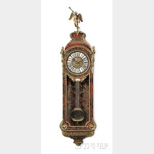 Large French Ormolu-mounted Boulle Wall Clock
