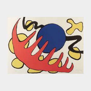Alexander Calder (American, 1898-1976) Blue Moon,