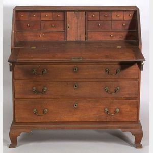 Chippendale Cherry Fall-front Desk