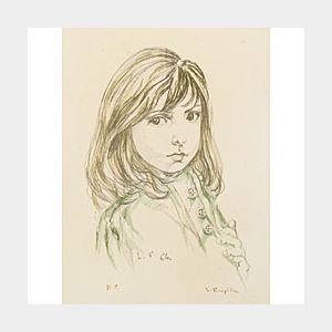 Tsuguharu Leonard Foujita (Japanese, 1886-1968) Petite Fille