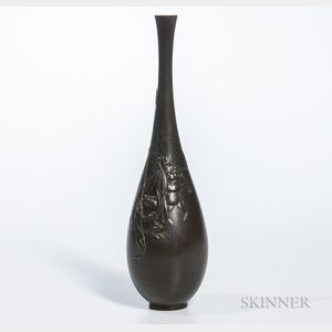 Bronze Bottle Vase