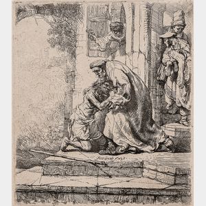 Rembrandt Harmensz van Rijn (Dutch, 1606-1669) The Return of the Prodigal Son