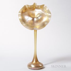 Art Nouveau Tiffany Favrile Jack-in-the-pulpit Vase