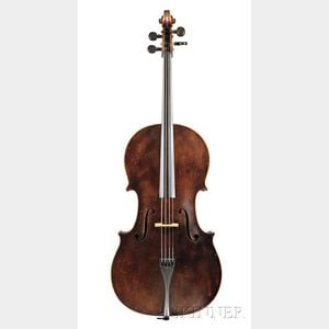 French Violoncello, Possibly Silvestre Family, c. 1870