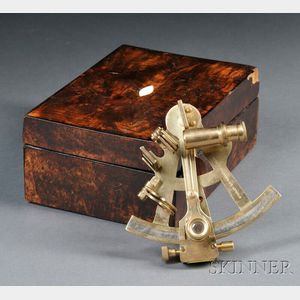Reproduction Stanley G.T. Turnstile 4-inch Brass Sextant