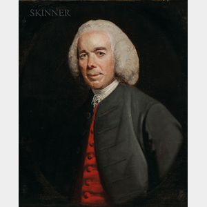 School of Sir Joshua Reynolds (British, 1723-1792) Portrait of a Gentleman, Described as "Mr. Wilkinson"