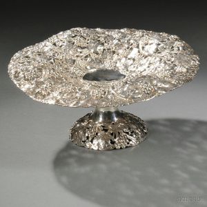 Silver Footed Center Bowl