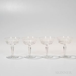 Set of Twelve Waterford Crystal Champagne Coupes