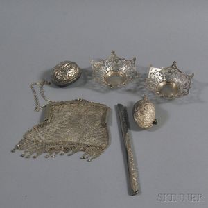 Group of Assorted Small Silver and Silver-tone Objects