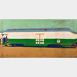 Mary Beams (American, b. 1945) Train Car