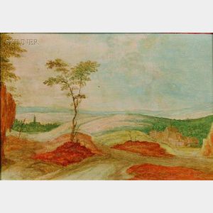 Attributed to Joos de Momper II (Flemish, 1564-1635) Landscape