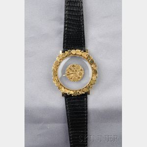 18kt Gold and Rock Crystal Wristwatch, Jaeger-LeCoultre