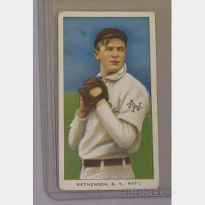 1909-1911 T206 Sweet Caporal Cigarettes No. 231, Christy Mathewson Baseball Card.