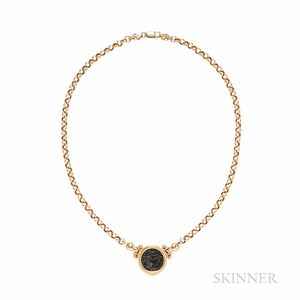 18kt Gold and Ancient Coin Necklace
