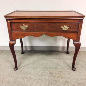 Irish Queen Anne-style Mahogany Games Table