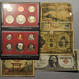 U.S. and Foreign Coins, Currency, and Tokens