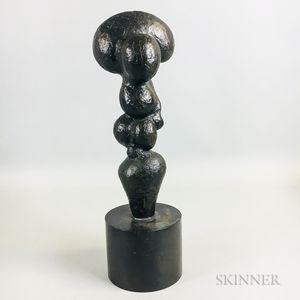 Dennis Kowal Study for a Female Totem Bronze Sculpture