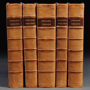 Estienne, Henri (1528?-1598) Thesaurus Graecae Linguae