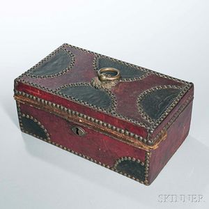 Leather-mounted Box
