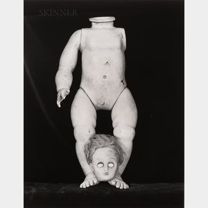 Imogen Cunningham (American, 1883-1976) Doll with Head Between Legs