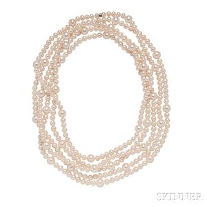 Freshwater Cultured Pearl "Ziegfeld Collection" Necklace, Tiffany & Co.