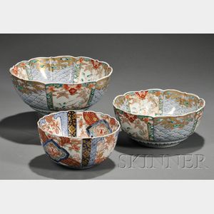 Three Imari Bowls