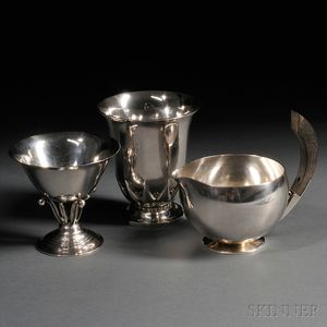Three Georg Jensen Sterling Silver Items