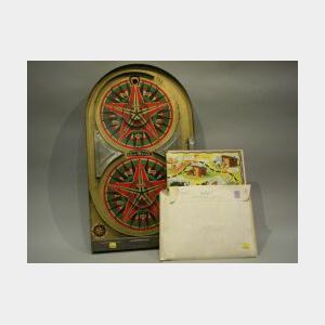 Walt Disney 3 Little Pigs Game Board and a Lindstroms Gold Star Game, 1933.