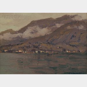 Charles Warren Eaton (American, 1857-1937) Lake Como, Italy