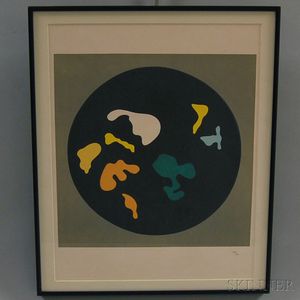 Hans Arp (French, 1886-1966) Plate from LE SOLEIL RECERCLE
