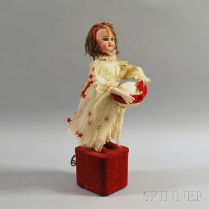 French Bisque Head Automaton Doll