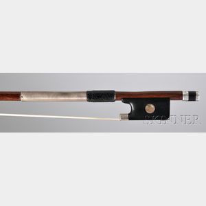 Silver-mounted Violin Bow, Knopf Family, c. 1870