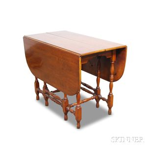 William and Mary-style Gate-leg Drop-leaf Table