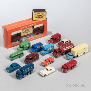 Small Group of Early Lesney Matchbox Cars and Trucks