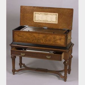 Rare Sublime Harmony Quator Longue-Marche Musical Box by Paillard