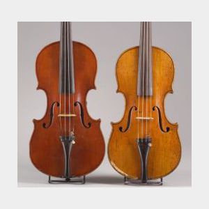 Two Childs German Violins.