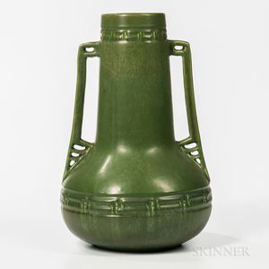 Hampshire Pottery Two-handled Vase
