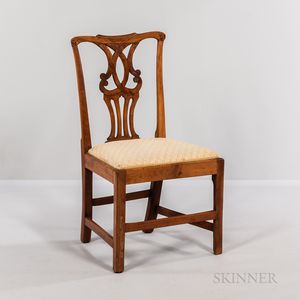 Chippendale-style Mahogany Side Chair
