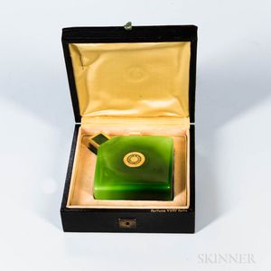 Baccarat for YBRY "Femme de Paris" Emerald Glass Perfume