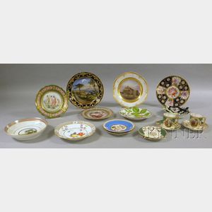 Small Group of Hand-painted European Gilt Porcelain