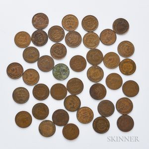 Forty Indian Head Cents