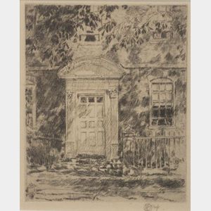 Frederick Childe Hassam (American, 1859-1935) Portsmouth Doorway