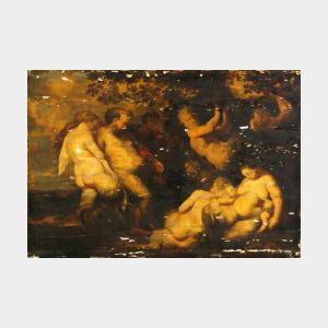After Peter Paul Rubens (Flemish, 1577-1640) Bacchanalia.