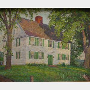 Henrik Hillbom (American, 1863-1948) Wareham Williams House, Northford, Connecticut, 1750