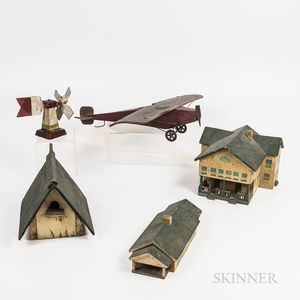 Five Painted Wooden Models