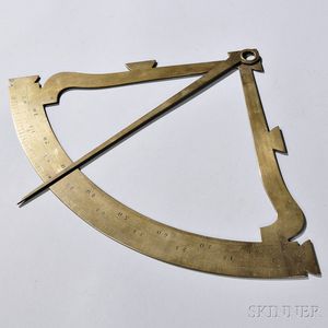 R.W. Ash Brass Right-angle Gauge