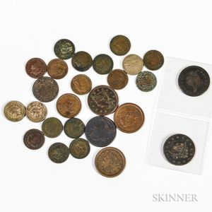 Small Group of Cents and Half Cents