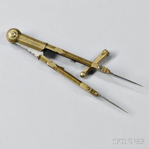 Brass and Steel Compass