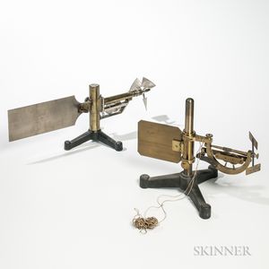Two Anemometers or Wind Direction Recorders